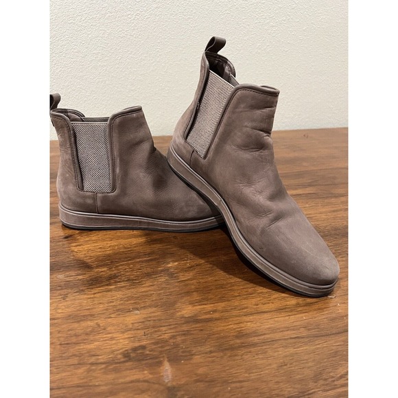 Nurture Womens Bootie 9.5 M Cadell Chelsea Ankle‎ Brown Leather Platform Pull On - Picture 8 of 11